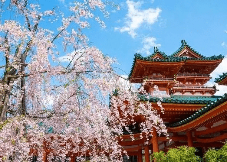 Santuario Heian en Kioto, Japón
